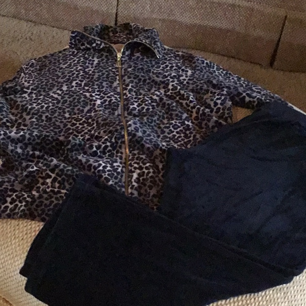 Velour suit